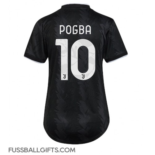 Juventus Paul Pogba #10 Fußballbekleidung Auswärtstrikot Damen 2022-23 Kurzarm